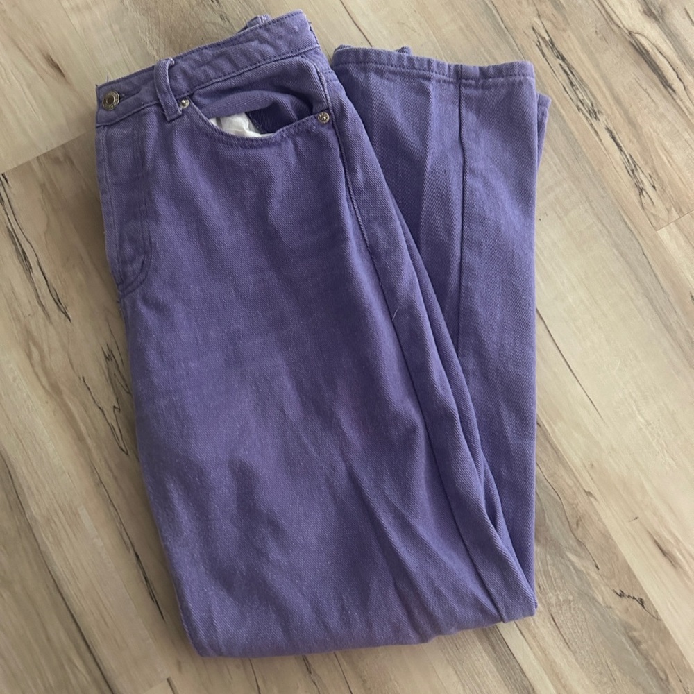 Edikted Lavender Denim Pants